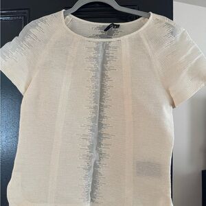 Elegant Cream Women's Top